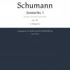 Sonata nº1 para piano y violín op. 105, II. Allegretto (arr. saxofón alto)