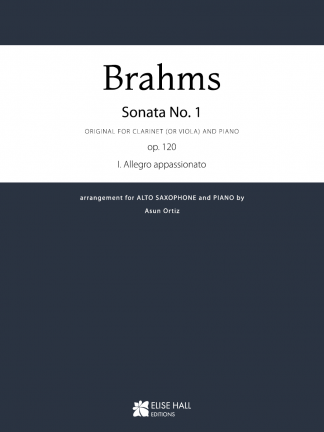 Sonata nº1 para clarinete (o viola) y piano op. 120, I. Allegro appassionato (arr. saxofón alto)