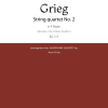 portada Cuarteto de cuerda n.º 2 en Fa Mayor, EG 117 (arr. cuarteto de saxofones)