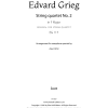 portada score Cuarteto de cuerda n.º 2 en Fa Mayor, EG 117 (arr. cuarteto de saxofones)
